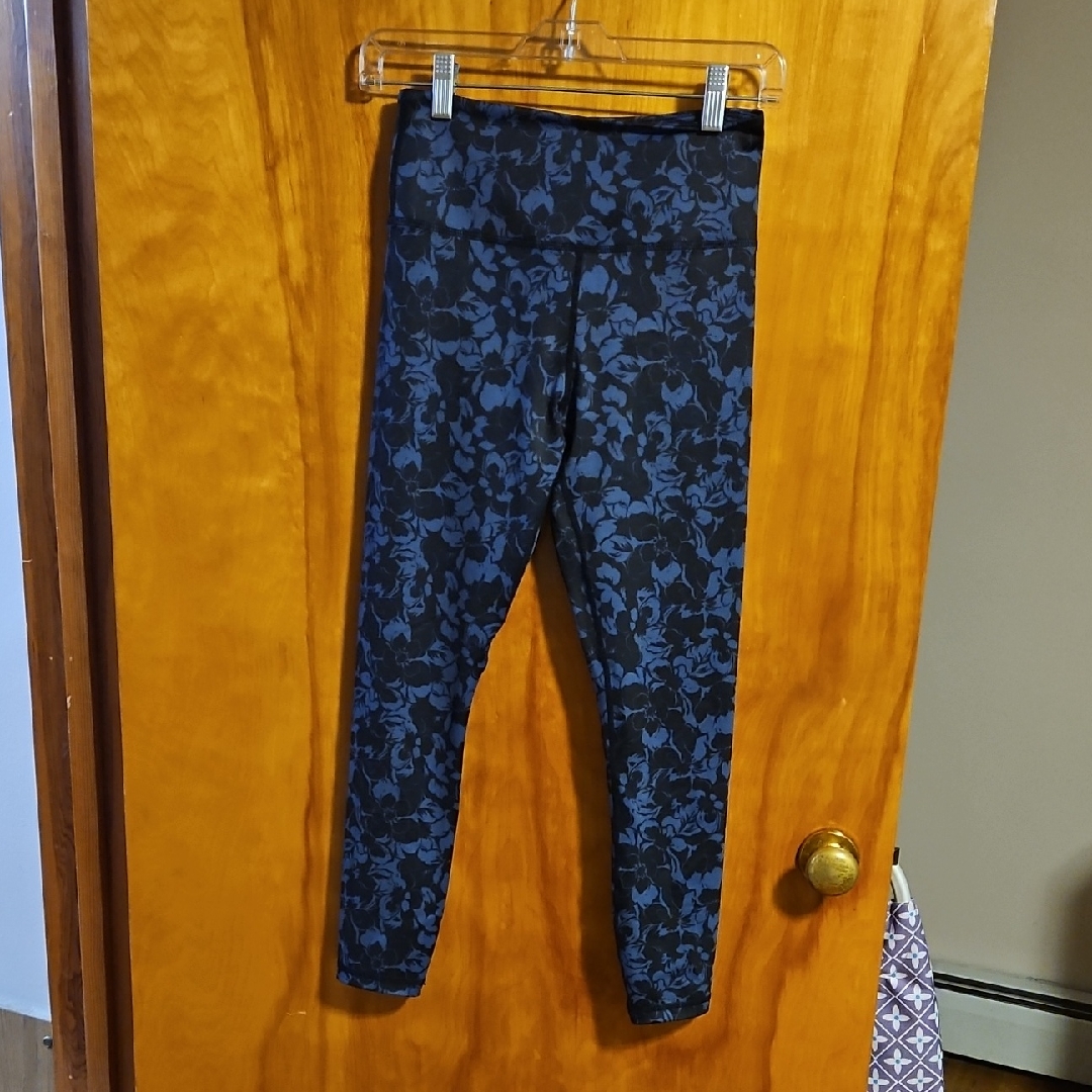 Zyia Blue Leggings High Waist Moisture-Wicking